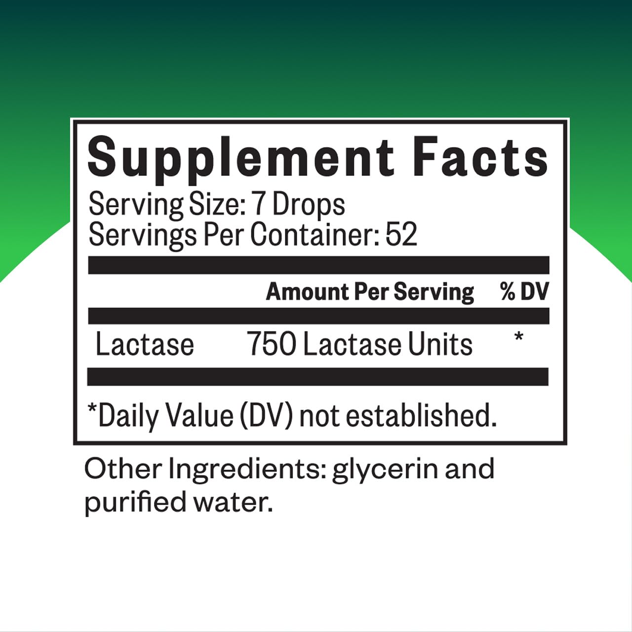Seeking Health Lactase Drops dropper ready for precise enzyme dosing.