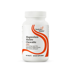 Front of Seeking Health Magnesium Malate Chewable bottle packaging