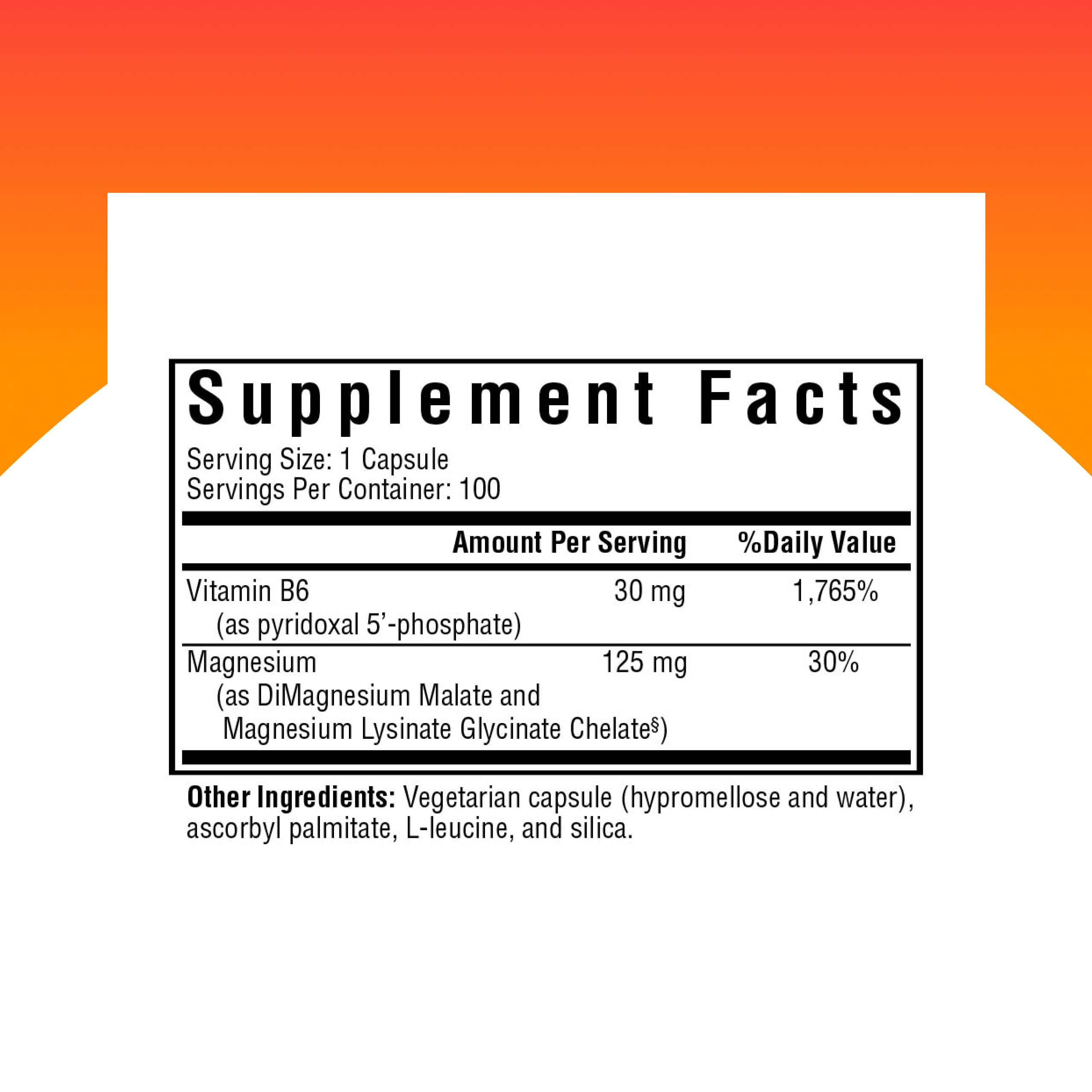 Close-up of magnesium glycinate and malate capsules