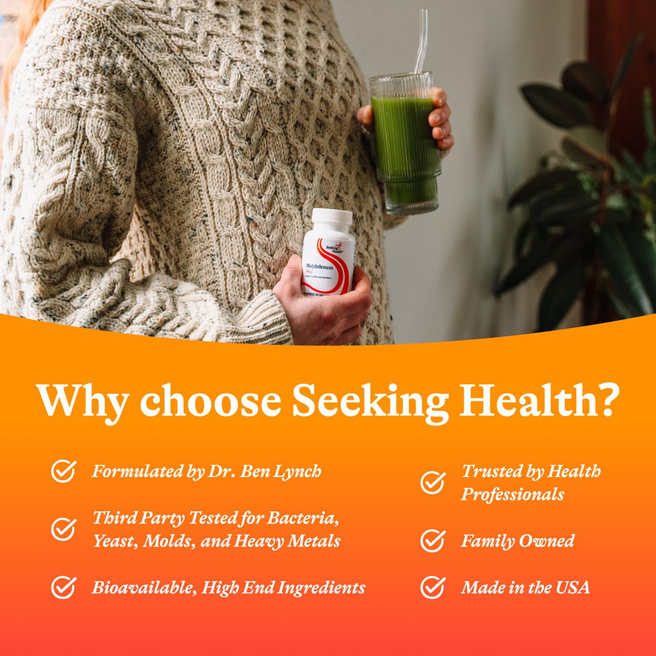 Packaging and production quality emphasis from Seeking Health