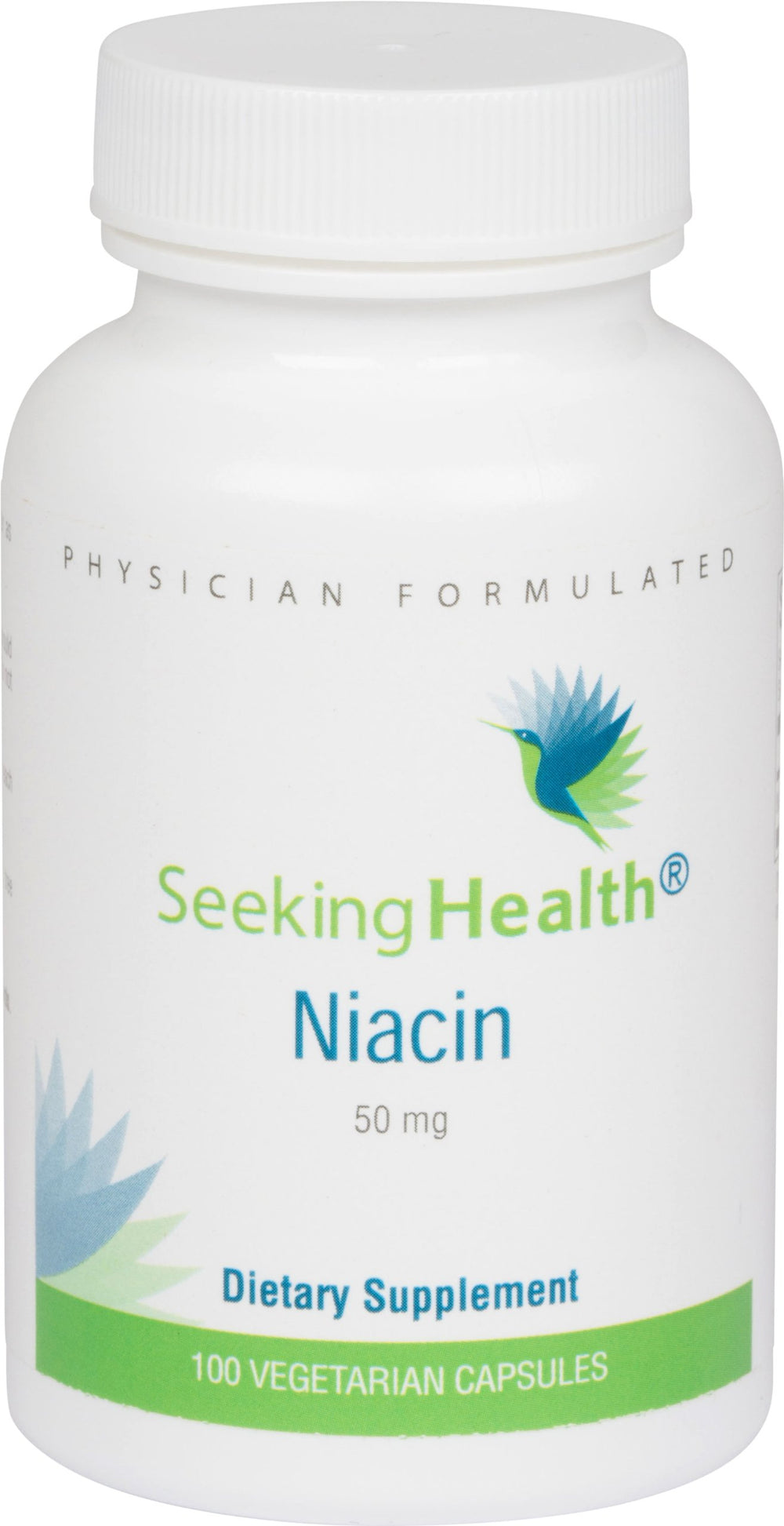Seeking Health Niacin 50 mg NE 100 capsules bottle