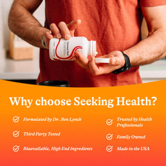 Seeking Health Optimal Man alpha-lipoic acid supports metabolism and energy.