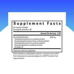 Seeking Health Optimal PC softgel pour shows easy daily energy support option.