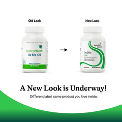 Product packaging with Seeking Health branding