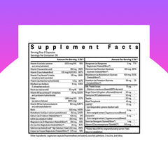 Close-up of methyl-free prenatal capsules