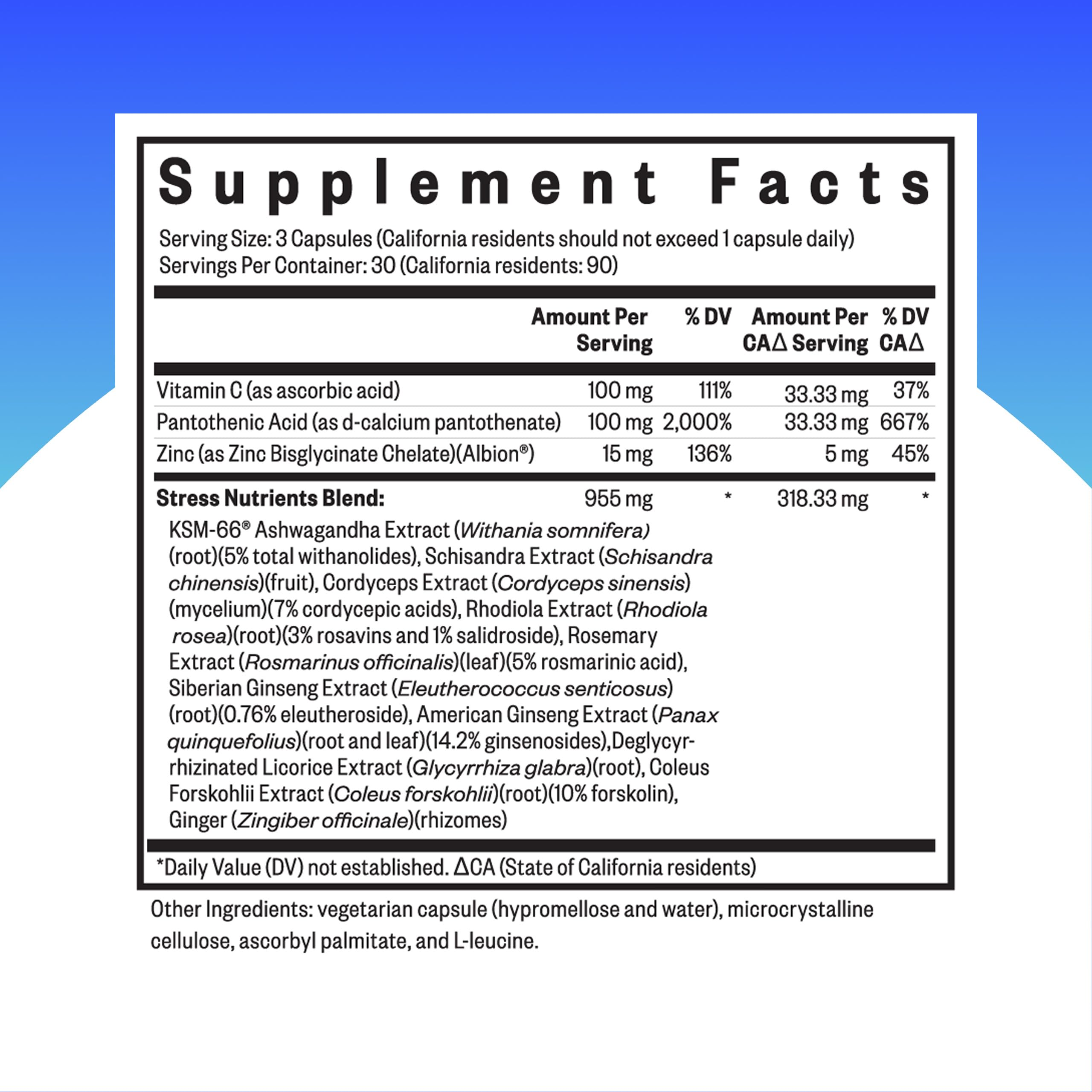 Label close-up showing vegan and gluten-free claims