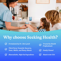 Front packaging of Seeking Health Vitamin C Plus bottle