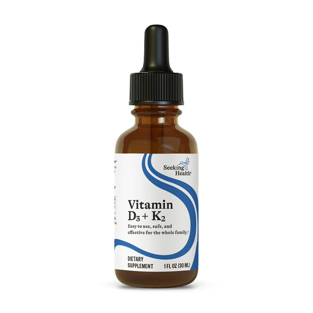 Seeking Health Vitamin D3 + K2 Drops 1 oz bottle