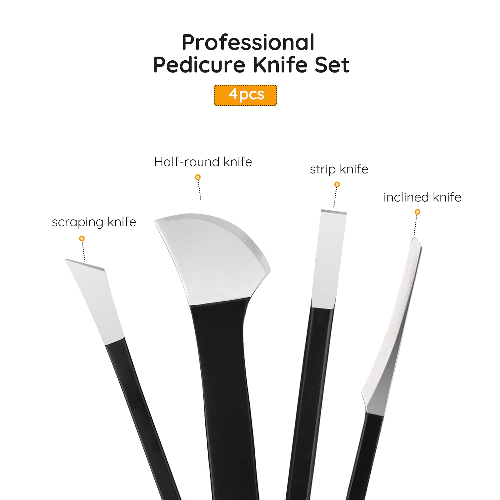 Segbeauty pedicure knife scraping blade for gentle callus removal