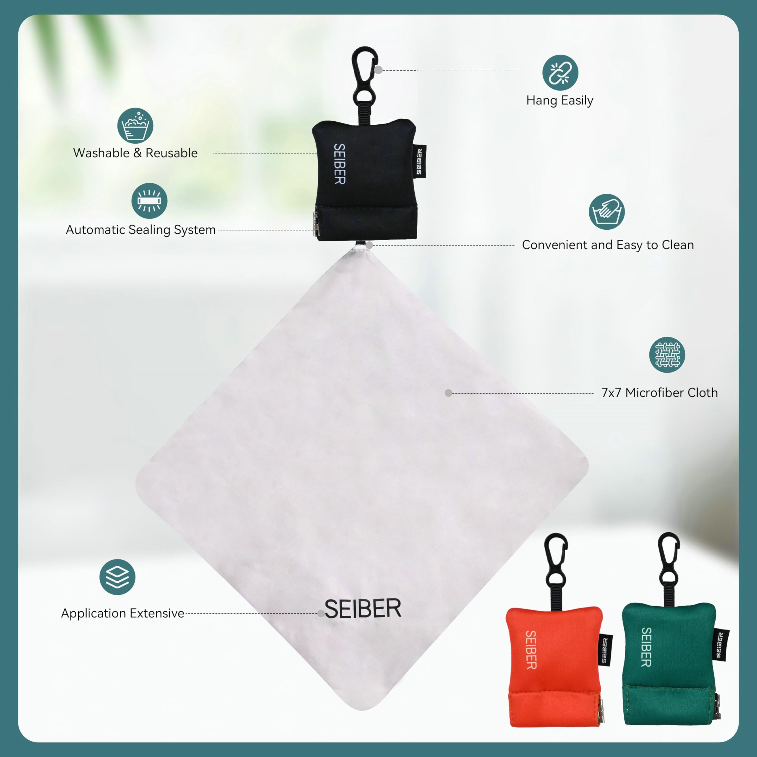 Microfiber cloth texture close-up