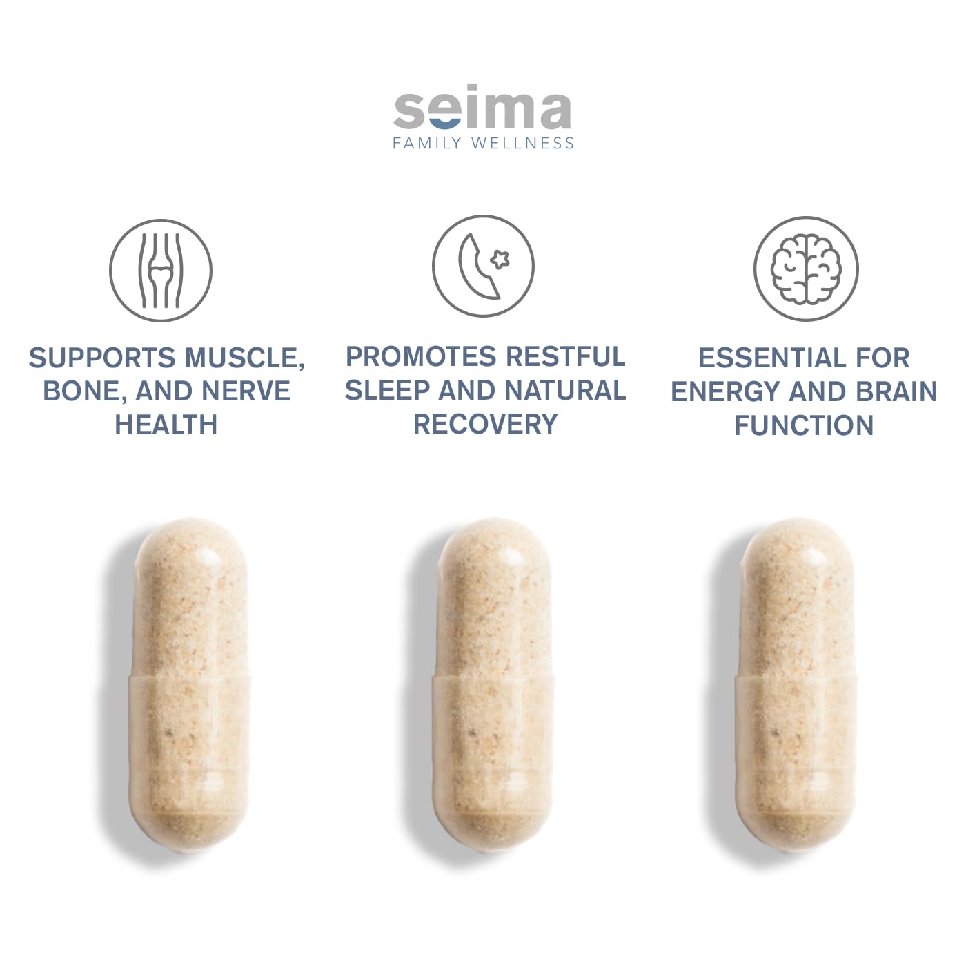 SEIMA magnesium 4-in-1 ingredients overview image