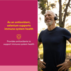 Close-up of SelenoExcell 200 mcg label