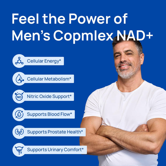 Close-up of liposomal NAD+ and CoQ10 formula