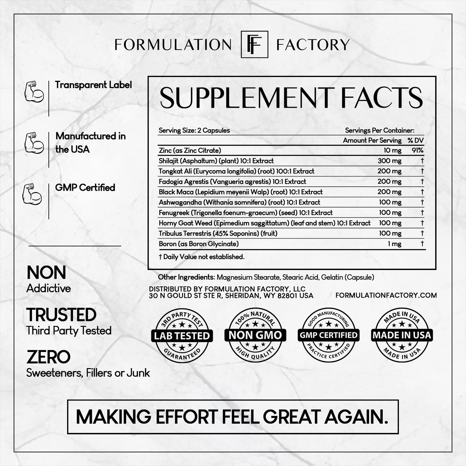 Factory facility image representing FDA-registered GMP facility in the USA