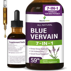 Selvaherb Blue Vervain Drops 2oz bottle with label