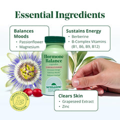 Semaine Daily Hormone Balance berberine-phytosome close-up highlights key balance ingredient
