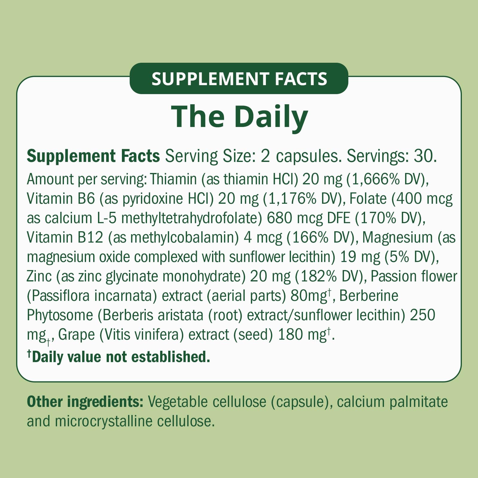 Semaine Daily Hormone Balance bottle pour captures easy daily dosing for sustained energy