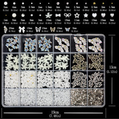 SEMATA Bedazzling Kit gold pearls in multiple sizes for accents.