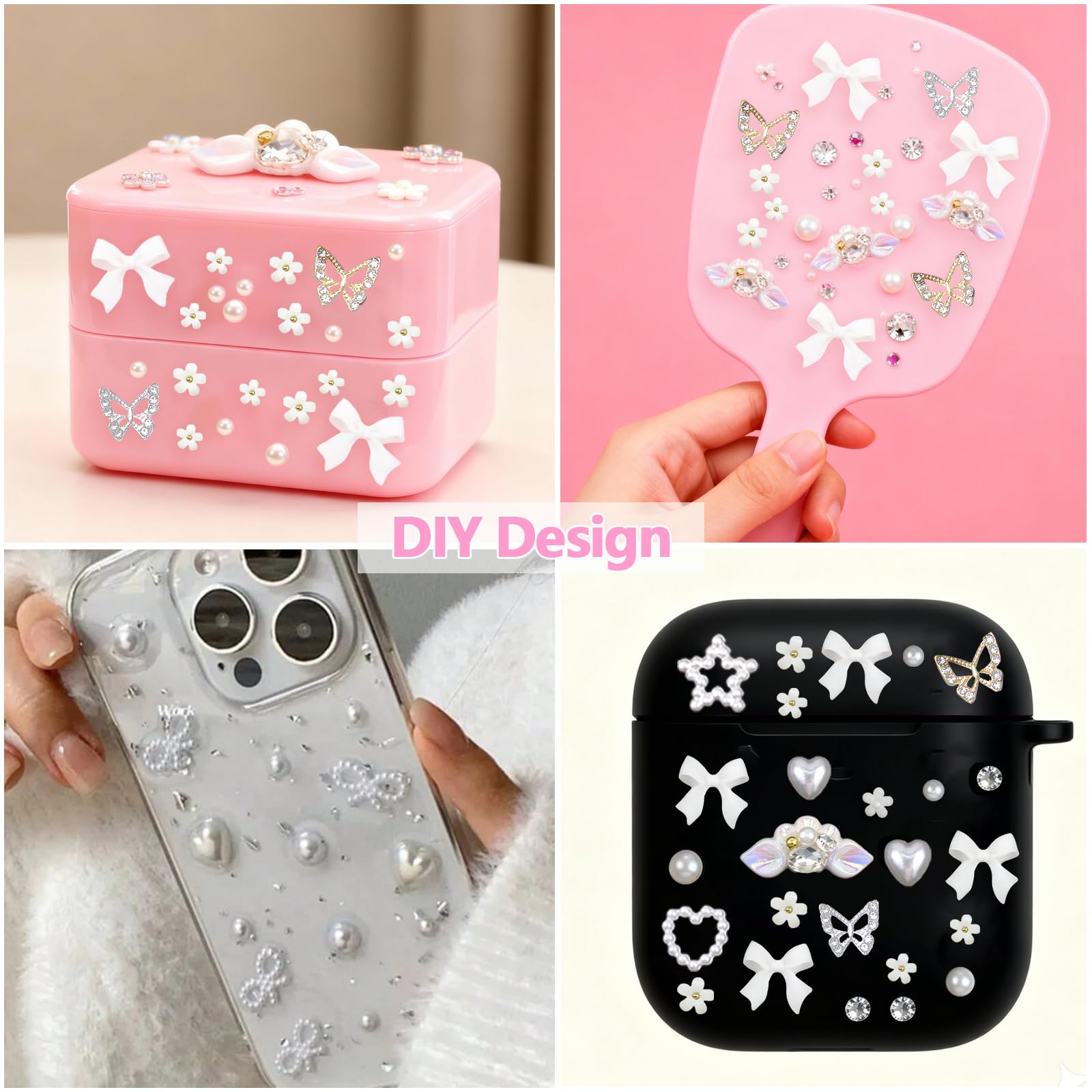 SEMATA Bedazzling Kit tweezers for accurate piece placement.