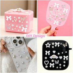 SEMATA Bedazzling Kit tweezers for accurate piece placement.