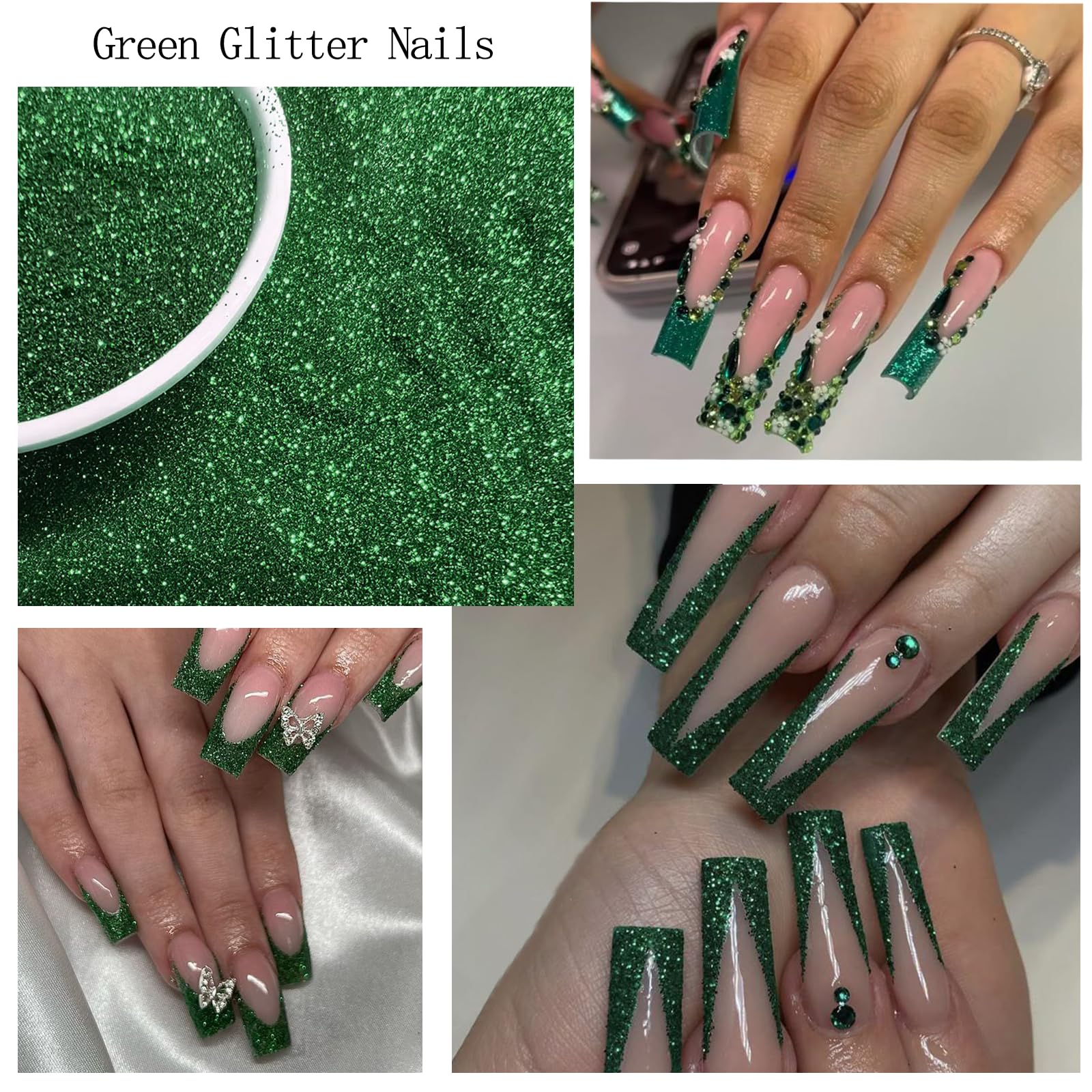 SEMATA DIY manicure setup with tweezers and dotting pen for easy application.