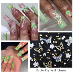 SEMATA close-up of nail art charms showing precision detail.