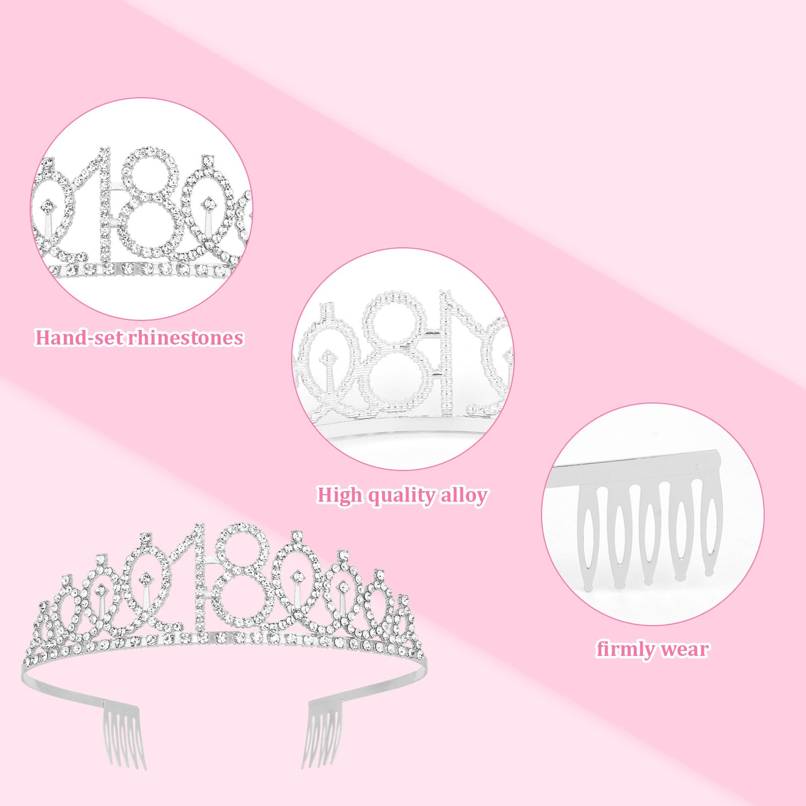 Semato sash glitter fabric showing chic, eye-catching birthday look