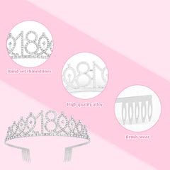 Semato sash glitter fabric showing chic, eye-catching birthday look