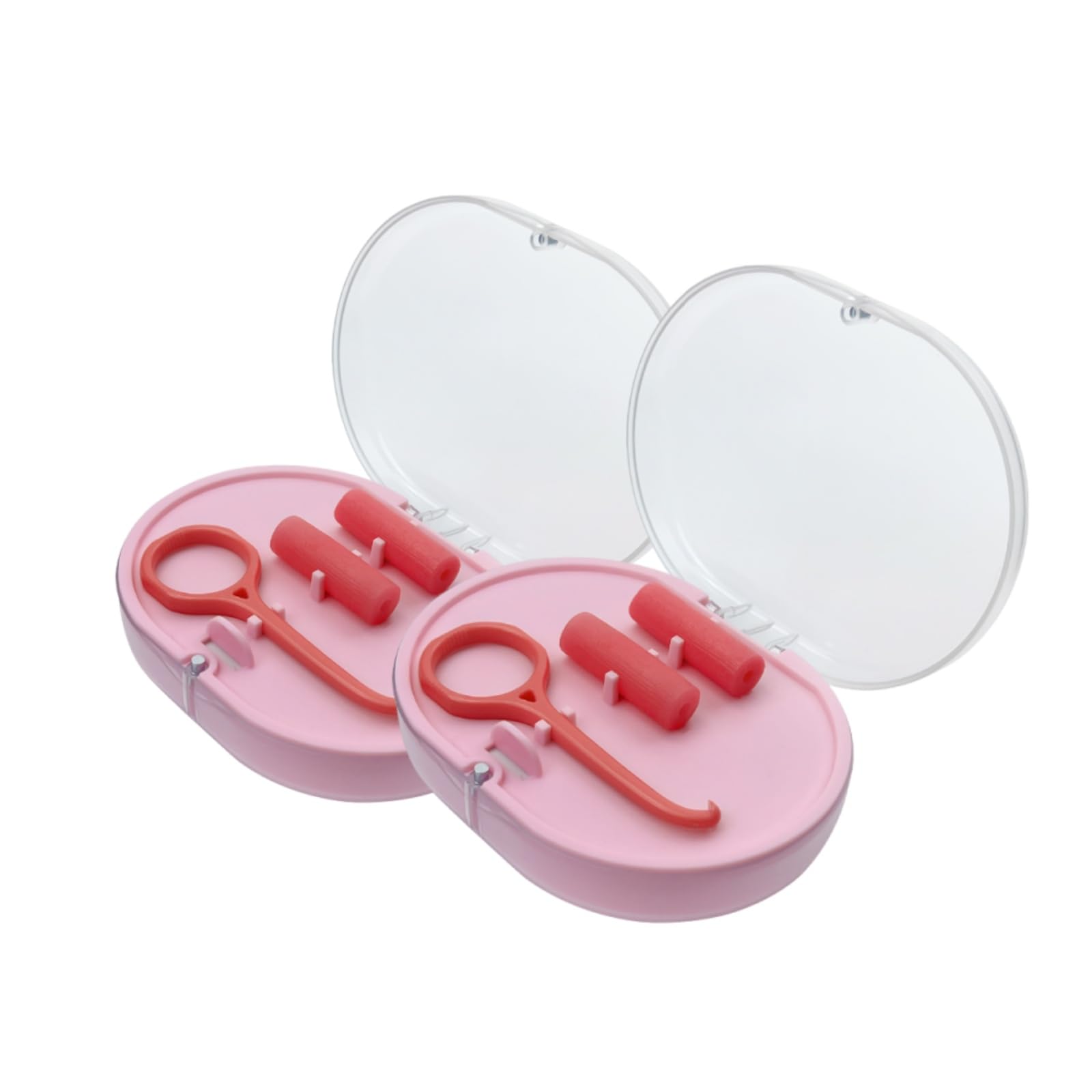 SENLIN DENTAL 2PCS double-layer retainer case front view