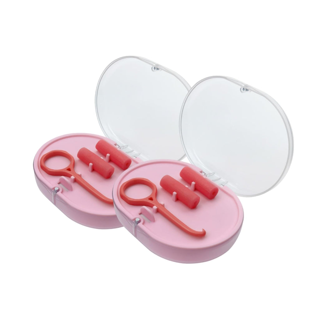 SENLIN DENTAL 2PCS double-layer retainer case front view