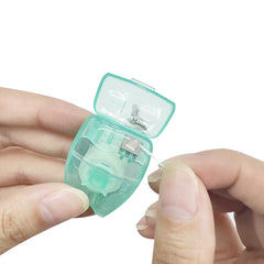 Close-up of BPA-free floss material