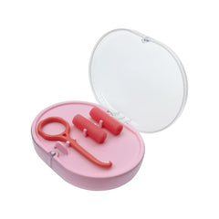 Built-in mirror inside retainer case