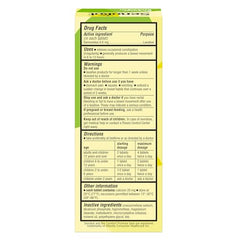 Senokot Regular Strength tablets close-up emphasizes gentle bowel movement support