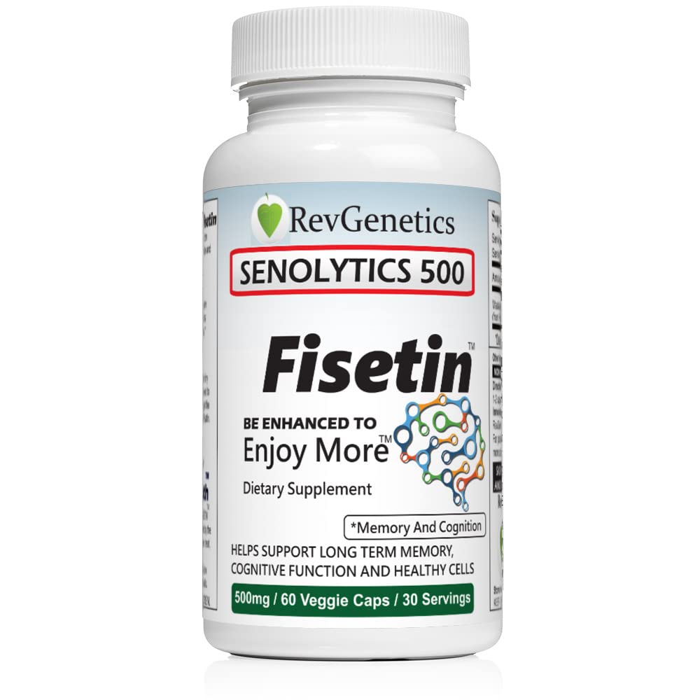 SENOLYTICS 500 Fisetin 500 mg bottle front