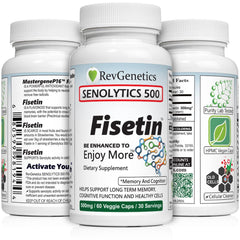 SENOLYTICS 500 Fisetin 500 mg pack shot