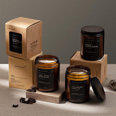 Gift-ready Sense Island Caramel Frappuccino candle in box