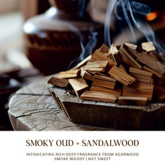 Sense Island Santal Oud candle packaging in eco-friendly box