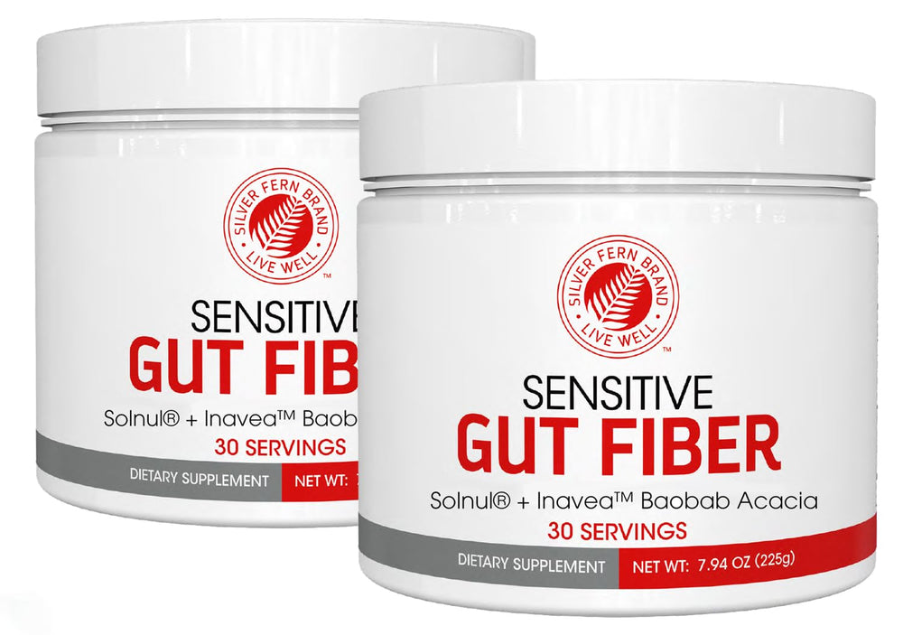 Sensitive Gut Fiber two-tub packaging