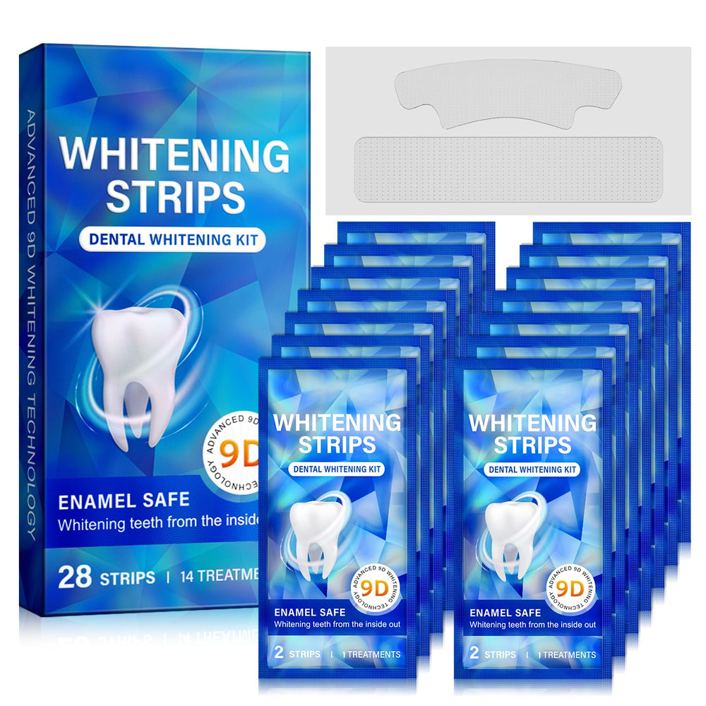 Sensitive Teeth Whitening Strips Kit box front