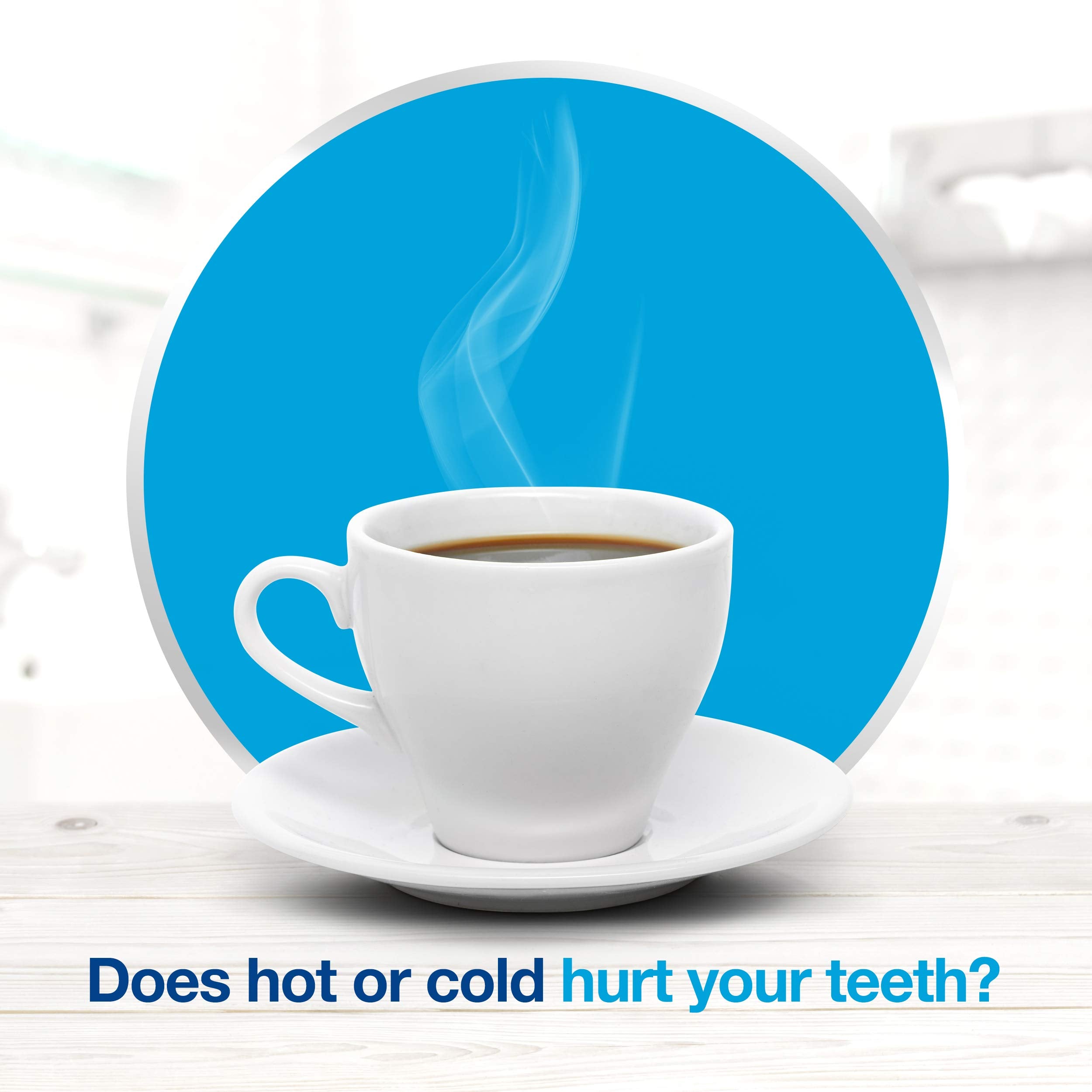Three Sensodyne toothpaste tubes included in the pack