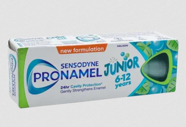 Front label of Sensodyne Pronamel Children Daily Fluoride Toothpaste Pack of 5