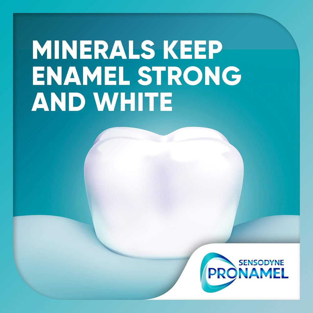 Enamel strengthening toothpaste with mineral boost and gentle whitening