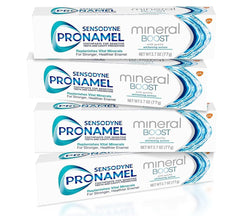 Pack of four Sensodyne Pronamel Mineral Boost Enamel Toothpaste 2.7 oz tubes