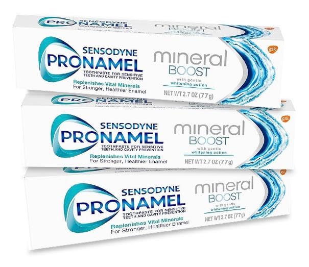 Sensodyne Pronamel Mineral Boost toothpaste pack of 3