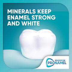 Whitening action and enamel protection on toothpaste packaging