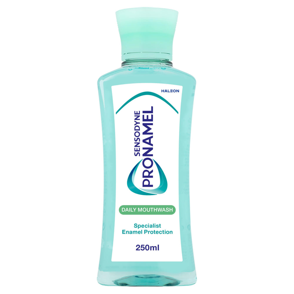 Sensodyne Pronamel Mouthwash bottle, 8.4 oz