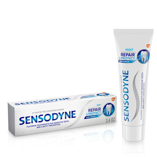 Sensodyne Repair and Protect Mint toothpaste 3.4 oz tube