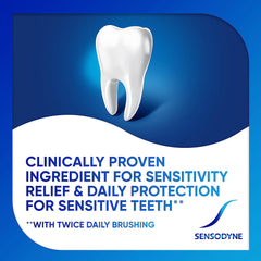 Front packaging of Sensodyne Repair and Protect Mint toothpaste pack