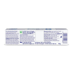 Close-up of Sensodyne Repair & Protect toothpaste tubes