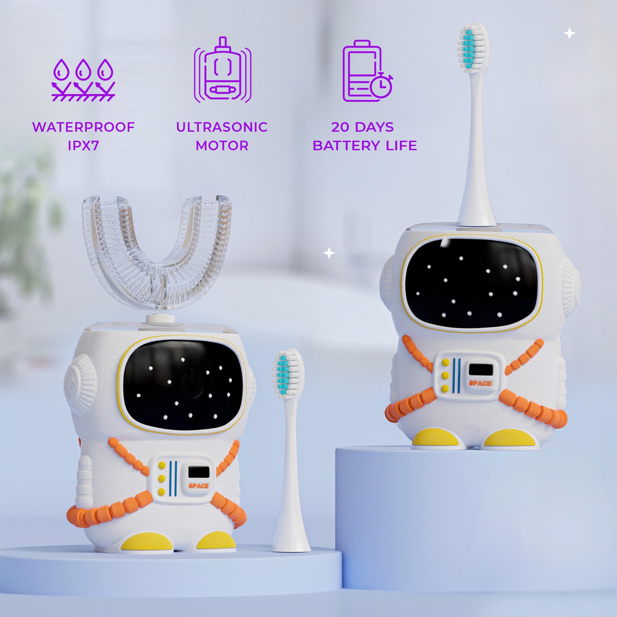 USB charging cable for rechargeable kid's toothbrush